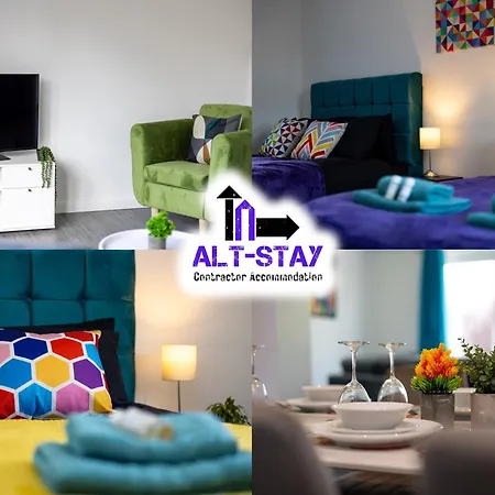 Tatil Evi Alt-stay Temple Newsam - Free Parking & Fast Fibre Wi-fi - Ground Floor Bathroom & Master En-suite - Ideal For Contractors & Long *