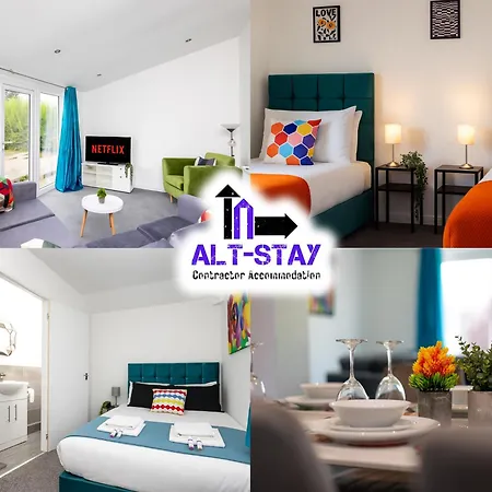 Alt-stay Temple Newsam - Free Parking & Fast Fibre Wi-fi - Ground Floor Bathroom & Master En-suite - Ideal For Contractors & Long *