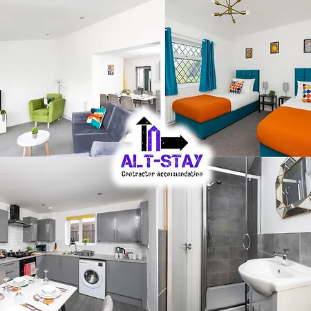 Alt-stay Temple Newsam - Free Parking & Fast Fibre Wi-fi - Ground Floor Bathroom & Master En-suite - Ideal For Contractors & Long Leeds (West Yorkshire)